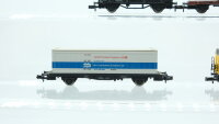 Fleischmann N Konvolut Güterwagen Drehschemelwagen mit Rohren, Kühlwagen Grolsch, Containerwagen WTA DB,NS,u.a.