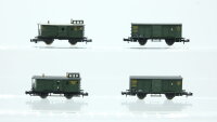 Minitrix N Konvolut Güterwagen Flachdachwagen...