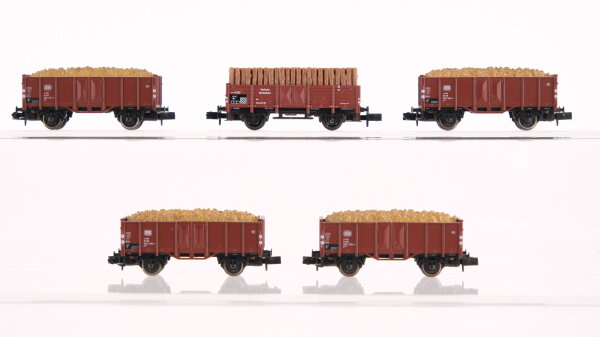 Arnold N Hochbordwagen "Holzstämme" Hochbordwagen "Sand" DB