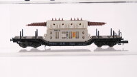 Arnold N Konvolut Niederbordwagen mit Bremserhaus Niederbordwagen Hochbordwagen Kipplore Schwerlastwagen mit Trafo "BBC" DB/u.a.