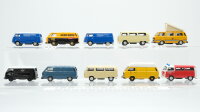 Schuco H0 Konvolut 10 Fahrzeuge sortiert Metall