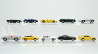 Schuco H0 Konvolut 10 Fahrzeuge sortiert Metall