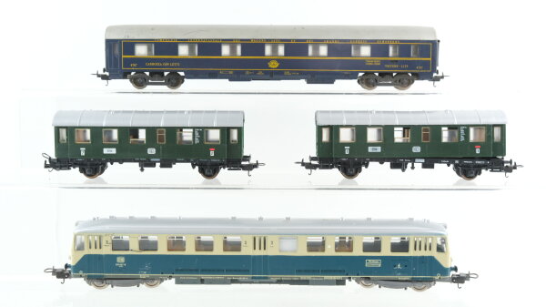 Lima H0 Konvolut  Personenwagen Beiwagen BR 815, Schlafwagen, Donnerbüchse 2.kl., Donnerbüchse 1.Kl. DB, CIWL