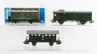 Märklin H0 Konvolut Personenwagen Donnerbüchse,...
