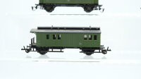 BTTB TT  Konvolut Personenwagen 4 x Donnerbüchse, 2 Gepäckwagen DR, u.a.