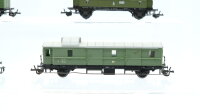 BTTB TT  Konvolut Personenwagen 4 x Donnerbüchse, 2 Gepäckwagen DR, u.a.