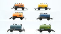 BTTB TT Konvolut Güterwagen 6 x Kesselwagen...