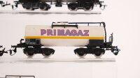 BTTB TT Konvolut Güterwagen Kesselwagen Minol,Primagaz, Gasoli, Fina, Rheinmetall, Buna
