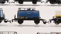 BTTB TT Konvolut Güterwagen Kesselwagen Minol,Primagaz, Gasoli, Fina, Rheinmetall, Buna