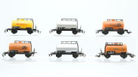 BTTB TT Konvolut Güterwagen 6 x Kesselwagen...