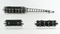Fleischmann H0 Konvolut Kranwagen Kranschutzwagen Wagen mit Zubehör DB