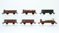 BTTB TT Konvolut Güterwagen Säuretopfwagen,...