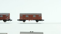Minitrix N Konvolut Gedeckte Güterwagen Kühlwagen "Gatzweilers" DB