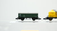 Arnold N Konvolut Niederbordwagen Klappdeckelwagen Silowagen Kesselwagen "BUTAN" DB/SBB-CFF-FFS