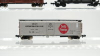 Atlas/u.a. N Konvolut Boxcar "Swifts Premium" Viehtransportwagen "N.P. 80259" Kesselwagen "Exxon" USA