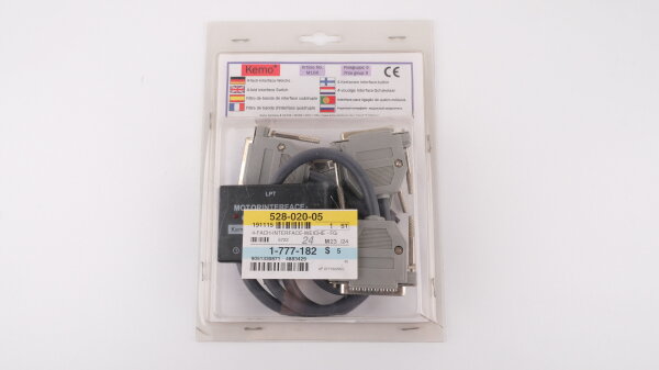 Kemo M108 4-fach Interface-Weiche