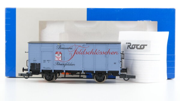 Roco H0 47678 Bierwagen Brauerei Feldschlösschen Rheinfelden SBB-CFF