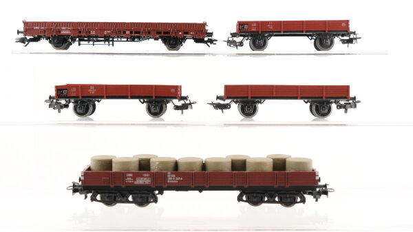 Märklin H0 Konvolut Niederbordwagen DB