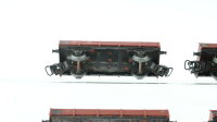 Märklin H0 Konvolut Niederbordwagen DB (ein Wagen mit Schienenreiniger)