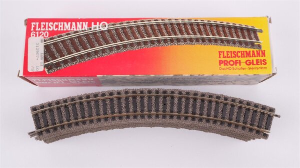 Fleischmann H0 6120 Profi Gleis gebogen Radius 1 Inhalt 10 Stück (in OVP)