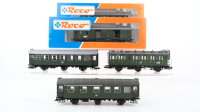 Roco H0 Konvolut Abteilwagen mit Bremserhaus...