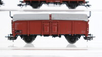 Märklin H0 Konvolut Hochbordwagen KLappdeckelwagen Selbstentladewagen DB