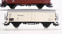 Märklin H0 Konvolut Gedeckte Güterwagen Kühlwagen mGedeckter Güterwagen "Henku" (ein Trittbrett gebrochen) DB
