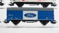 Märklin H0 Konvolut Bierwagen "Ganter Spatenbräu Carlsberg" Gedeckter Güterwagen "Ford" DB/DSB