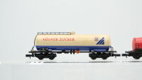 Arnold N Konvolut Kesselwagen "Gallia-AG Kölner Zucker Esso Wacker" DB (ein Puffer fehlt)