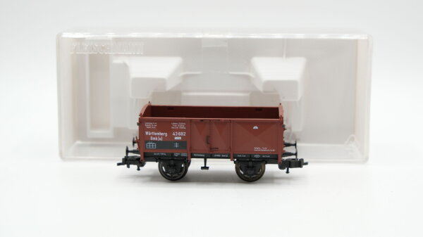 Fleischmann H0 5827K Offener Güterwagen Württemberg 43 682 KWStE