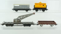 Unbekannt H0 Konvolut Kranwagen Niederbordwagen,...