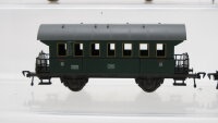 Fleischmann H0 Konvolut Personenwagen 3 x Donnerbüchse ohne Fenster, Stadtbahnwagen, Abteilwagen 3.Kl. DB, u.a.