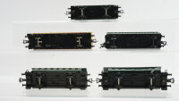 Fleischmann H0 Konvolut Personenwagen 3 x Donnerbüchse ohne Fenster, Stadtbahnwagen, Abteilwagen 3.Kl. DB, u.a.