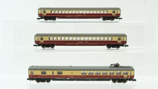 Fleischmann N Konvolut "TEE" Abteilwagen 1.Kl. Speisewagen DB