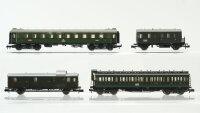 Fleischmann/Minitrix/Dingler N Konvolut  Abteilwagen mit...