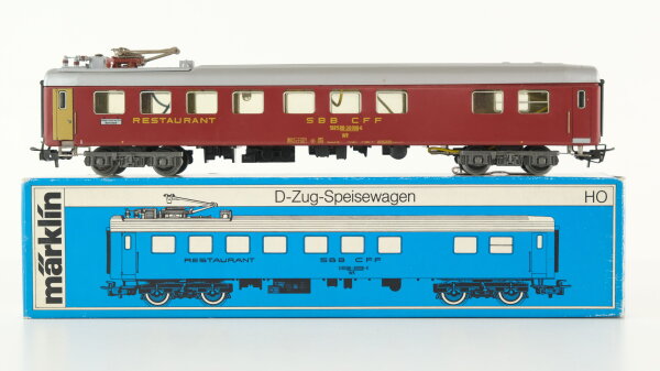 Märklin H0 4068 Reisezugwagen (Restaurant, 51 85 88-30 009-6) WR der SBB