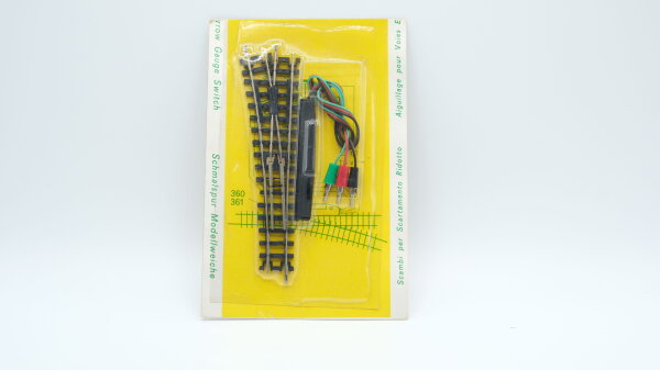 Liliput H0 361 Schmalspur Modellweiche links