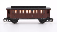 Berliner TT Bahnen TT 3123 Personenwagen 3.Kl. braun KPEV