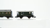 Fleischmann N Konvolut Abteilwagen 3.Kl. Abteilwagen mit Bremserhaus 3.Kl. 3-achsig Abteilwagen 3.Kl. 3-achsig Postwagen Packwagen DR/u.a.