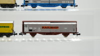 Minitrix N Konvolut Seitenwandschiebewagen "Railship" Schwenkdachwagen "kabafit Minitrix" DB
