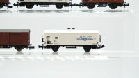 Minitrix N Konvolut Kühlwagen "Lütgenau EKU" Gedeckte Güterwagen Viehverschlagwagen DB