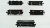 Märklin H0 Konvolut Hochbordwagen Gedeckter Güterwagen mit Bremserhaus Gedeckter Güterwagen Containetrtargewagen "VTG" mit Bremserhaus DB/DR/NS/SBB-CFF/NSCB