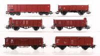 Märklin H0 Konvolut Hochbordwagen Hochbordwagen mit...