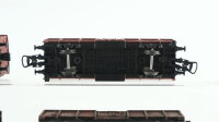 Trix/Electrotren/Lima H0 Konvolut Hochbordwagen Gedeckter Güterwagen mit Bremserhaus Niederbordwagen beladen DB/RN/FS