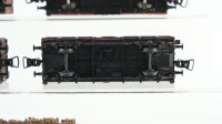 Trix/Electrotren/Lima H0 Konvolut Hochbordwagen Gedeckter Güterwagen mit Bremserhaus Niederbordwagen beladen DB/RN/FS