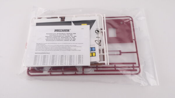 Vollmer H0 3669 Buchhandlung Bahnhofstraße 9