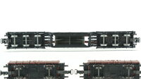 Märklin H0 Konvolut Schwerlastwagen mit Trafo "AEG" (unvollständig) Hochbordwagen DB