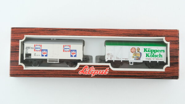 Liliput H0 22917 Bierwagen Set 2 Kühlwagen DB