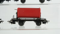 Märklin H0 Konvolut Hochbordwagen Gedeckter Güterwagen Niederbordwagen Kipplore Schwerlastwagen DB/u.a.