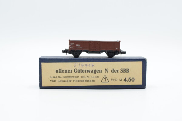 VEB N 5454600/473/0017 Offener Güterwagen SBB